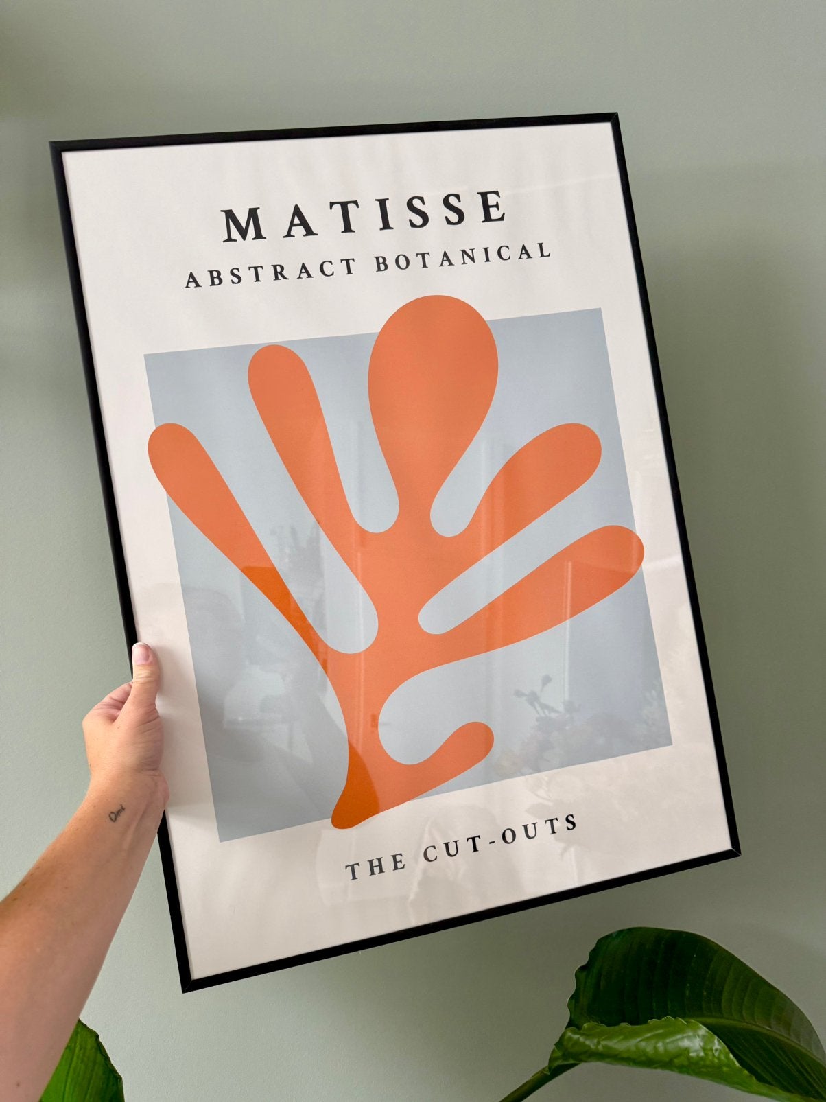Matisse print poster in kwalitatieve lijst 70x50, Ophalen, Zo goed als nieuw, A1 t/m A3