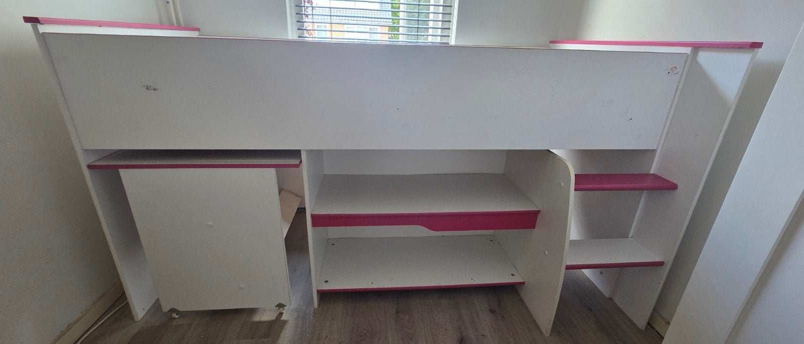 Moderne Hoogslaper met Opbergruimte - 90x200 cm, Ophalen