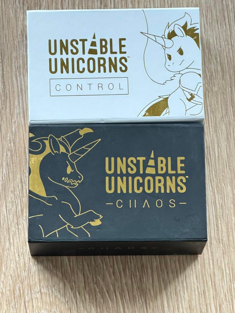 Unstable Unicorns Control & Chaos (Kickstarter Exclusive), Vijf spelers of meer, Ophalen, Zo goed als nieuw