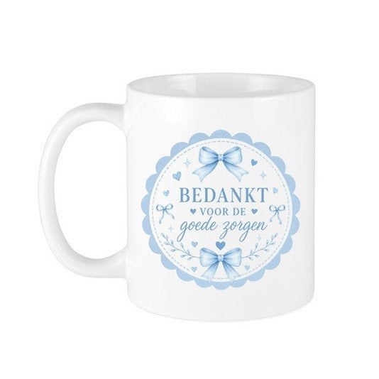 bedankje kraamhulp / origineel cadeau kraamverzorgster mok, The River House, Kraamcadeau, Info@theriverhouse.nl, Nieuw