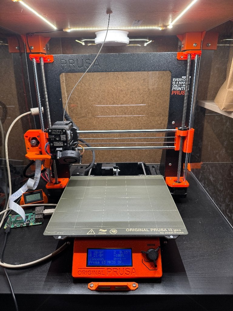 Prusa i3 MK3S 3D-printer + behuizing + Raspberry Pi + camera, Computers en Software, 3D Printers, Ophalen