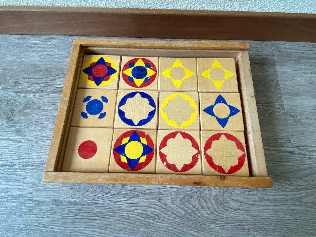 Houten vormen spel, Ophalen of Verzenden, Gebruikt