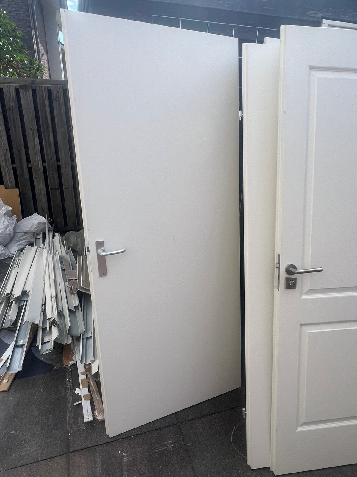 8 opdekdeuren, Doe-het-zelf en Verbouw, Deuren en Horren, Ophalen, Zo goed als nieuw, Binnendeur, 200 tot 215 cm