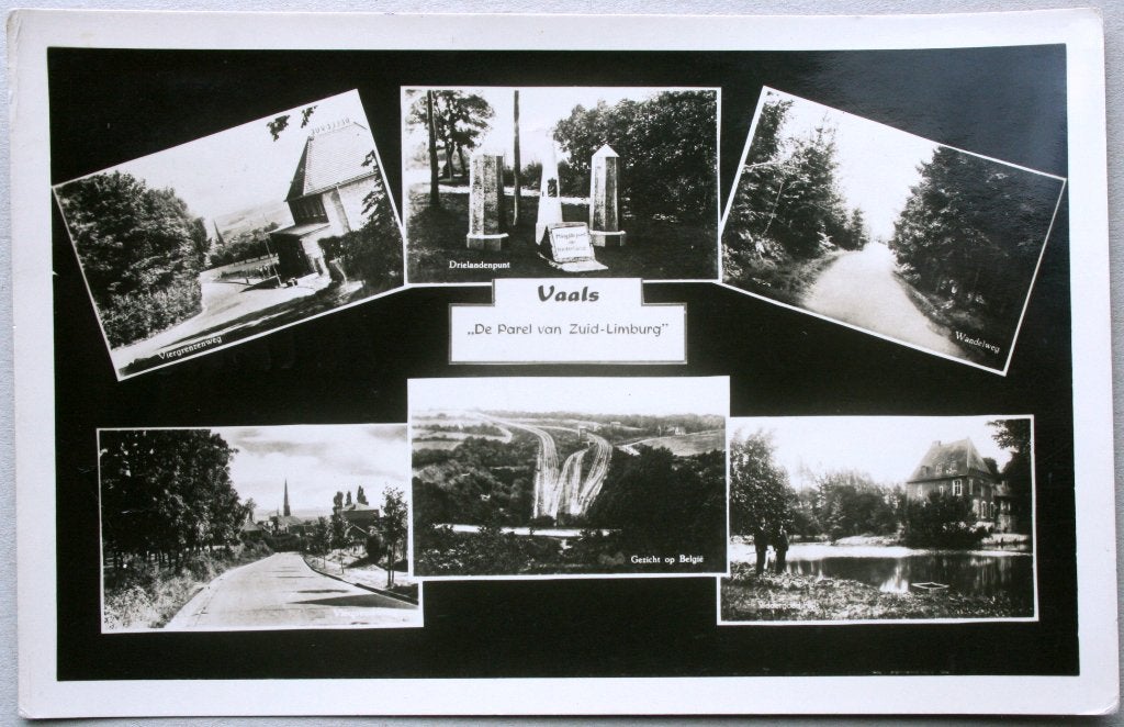 Vaals, "De parel van Zuid-Limburg", Ophalen of Verzenden, 1940 tot 1960, Gelopen, Limburg