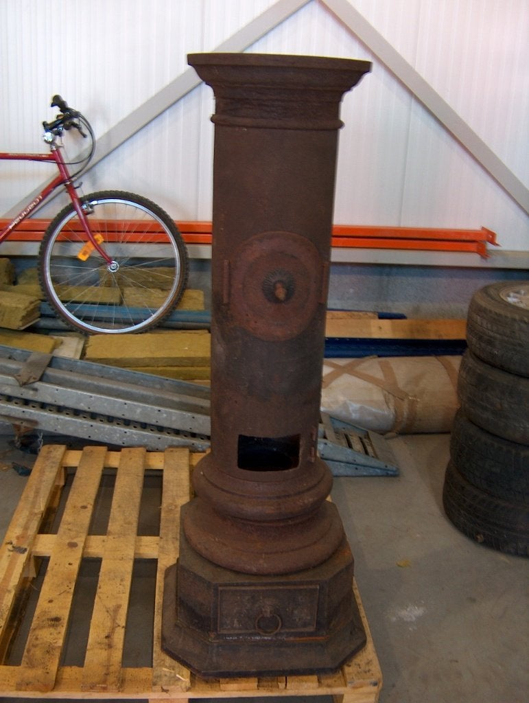 Antieke kachel, Ophalen, Gebruikt, Hout, Houtkachel