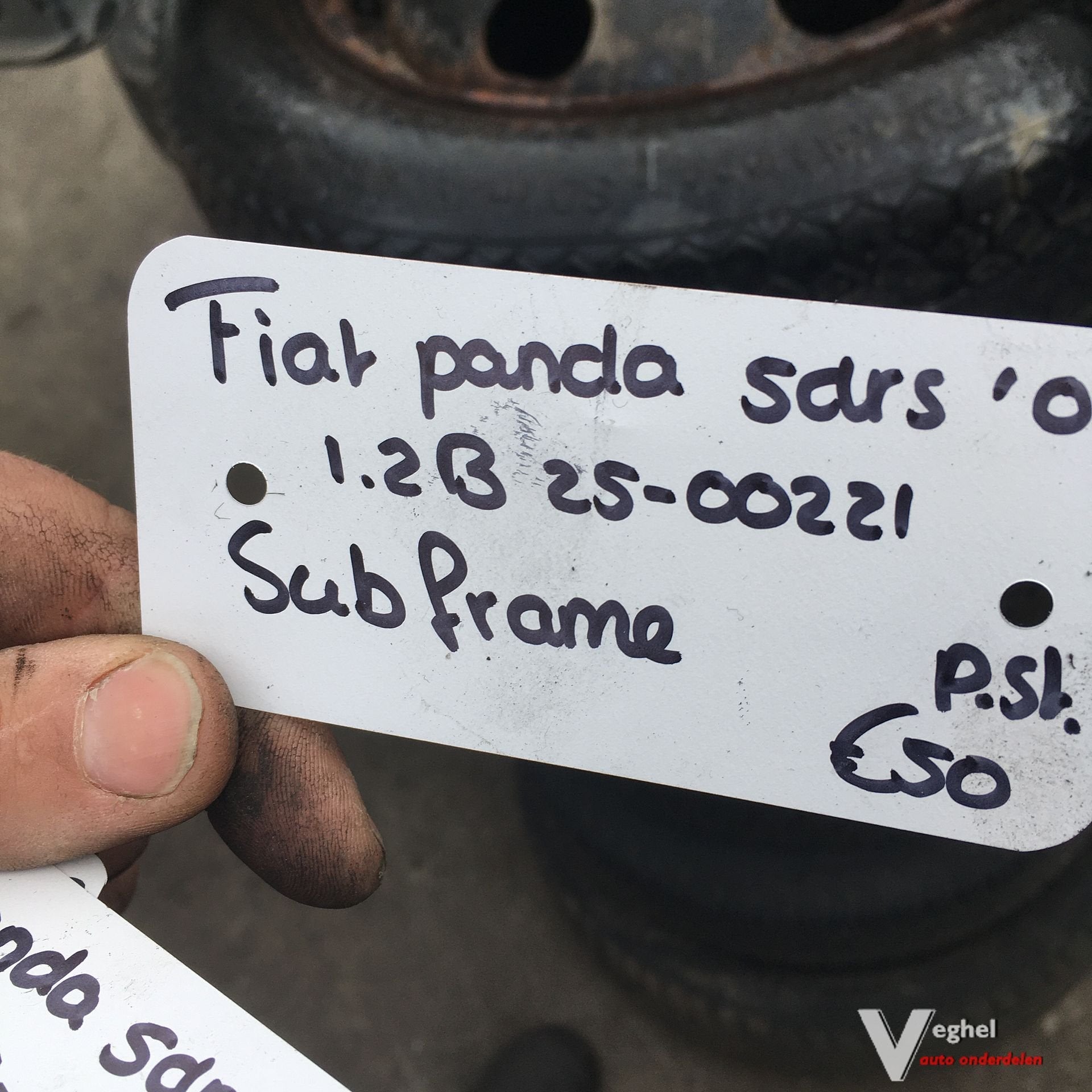 Fiat Panda 5drs 1.2 B 2008 2500221 Subframe