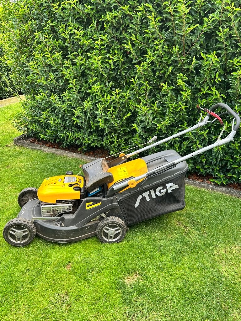 Stiga Turbo Power 53 S B Benzine Grasmaaier, Tuin en Terras, Ophalen, Cirkelmaaier, Stiga, Benzine-grasmaaier