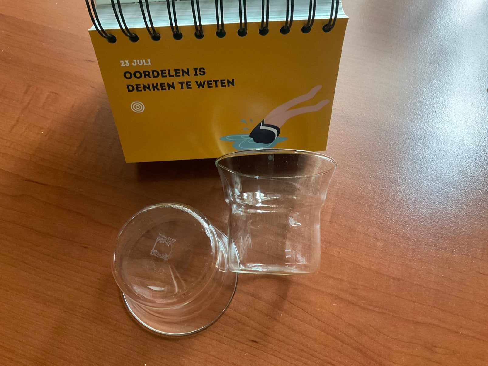 Glazen voor in houder SCHOTT jena glas, Glas of Glazen, Ophalen of Verzenden, Overige stijlen, Glas