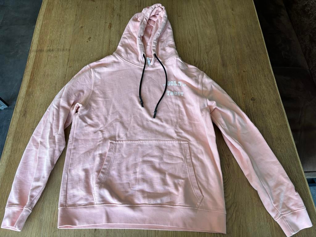 In Gold We Trust Roze Hoodie Maat M, Kleding | Dames, Ophalen of Verzenden, Zo goed als nieuw, Roze