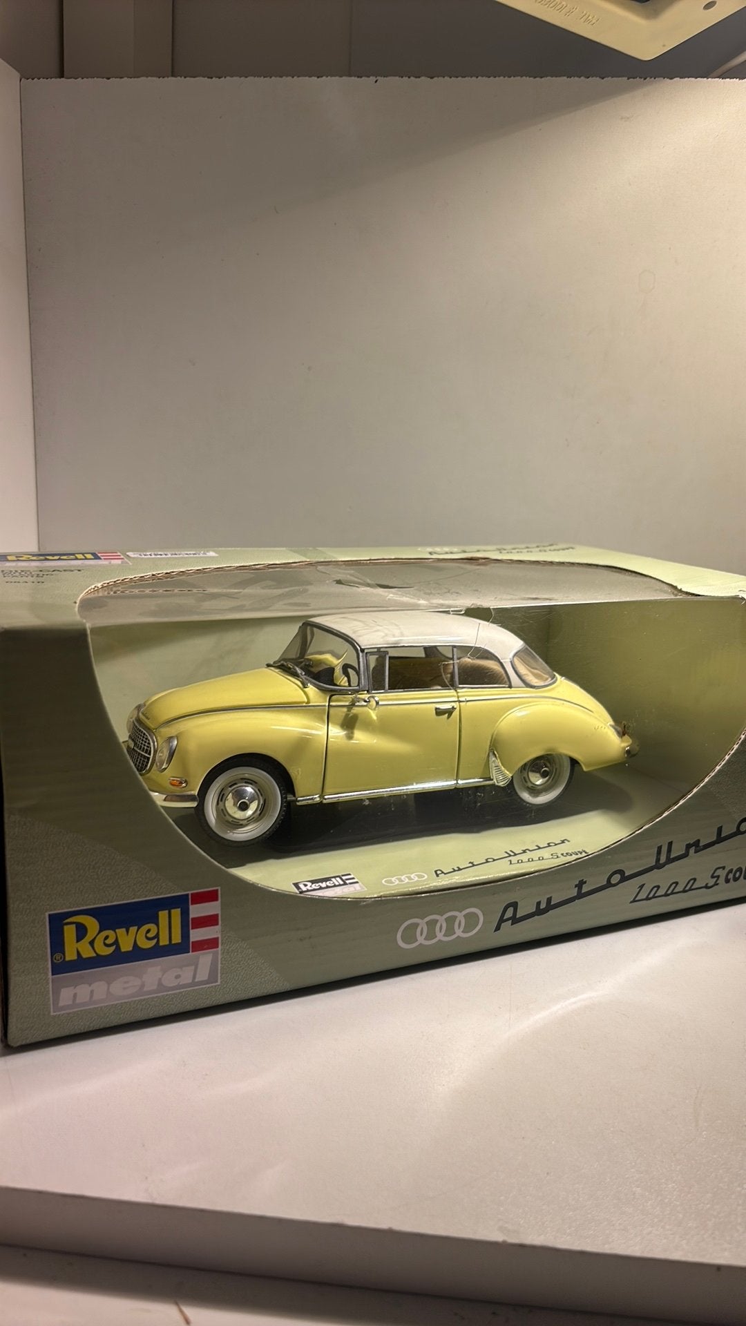 Auto union 1000 s coupe revell 1.18, Revell, Ophalen of Verzenden, A, A