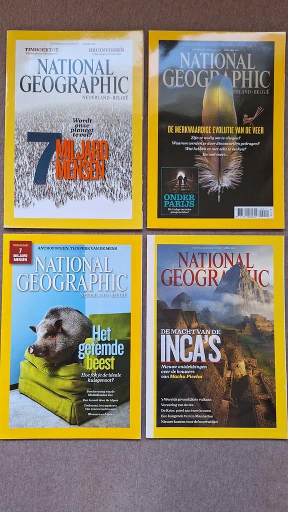 National Geographic jaargang 2011 (compleet), Boeken, Ophalen of Verzenden, Zo goed als nieuw, Wetenschap en Natuur