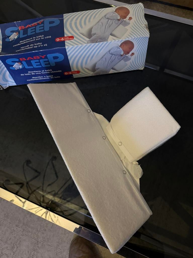 Baby kussen om op zij te liggen, Jongetje of Meisje, Wit, Ophalen of Verzenden, Zo goed als nieuw