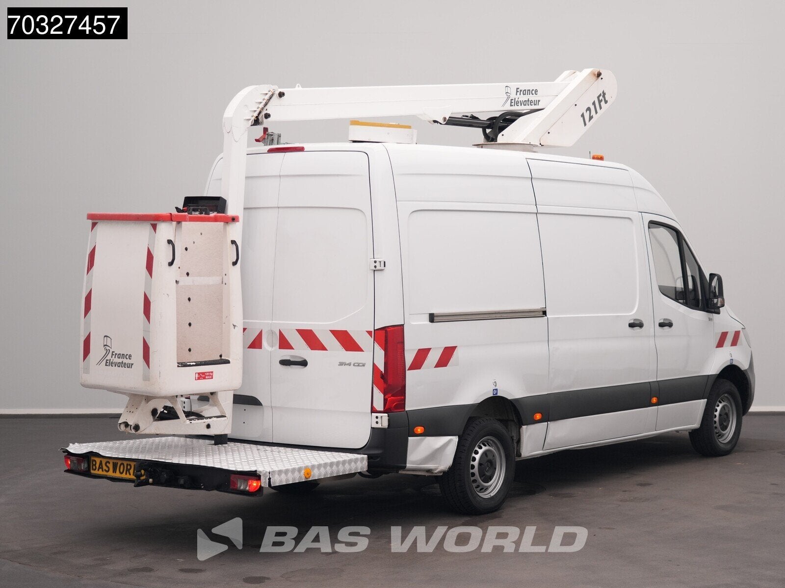 Mercedes Sprinter 314 CDI Hoogwerker 12m Werkhoogte L2H2 Tre, Auto's, Start-stop-systeem, Stof, Gebruikt, Euro 6