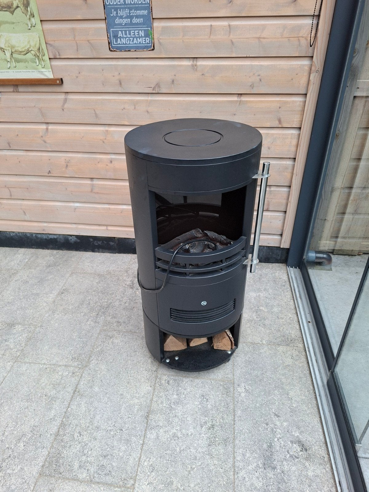 Eurom Orsa Fireplace - Elektrische Haard 2000W, Huis en Inrichting, Ophalen, Zo goed als nieuw, Vrijstaande haard, Elektrische haard