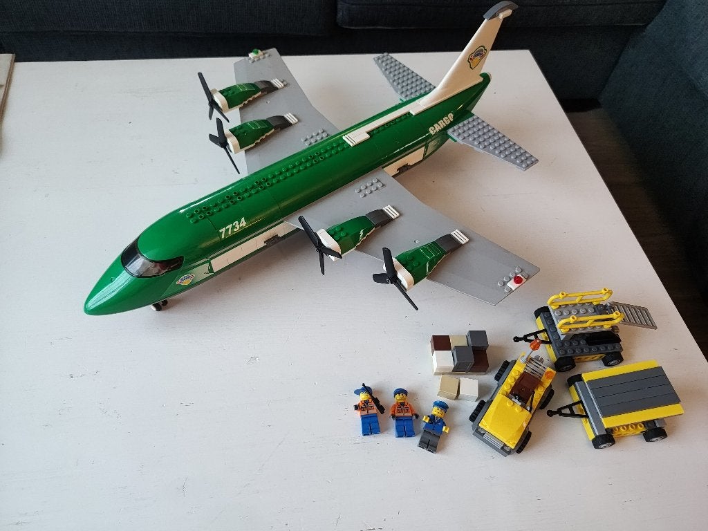 Lego 7734 City Vrachtvliegtuig, Lego, Compleet, Ophalen of Verzenden, Complete set