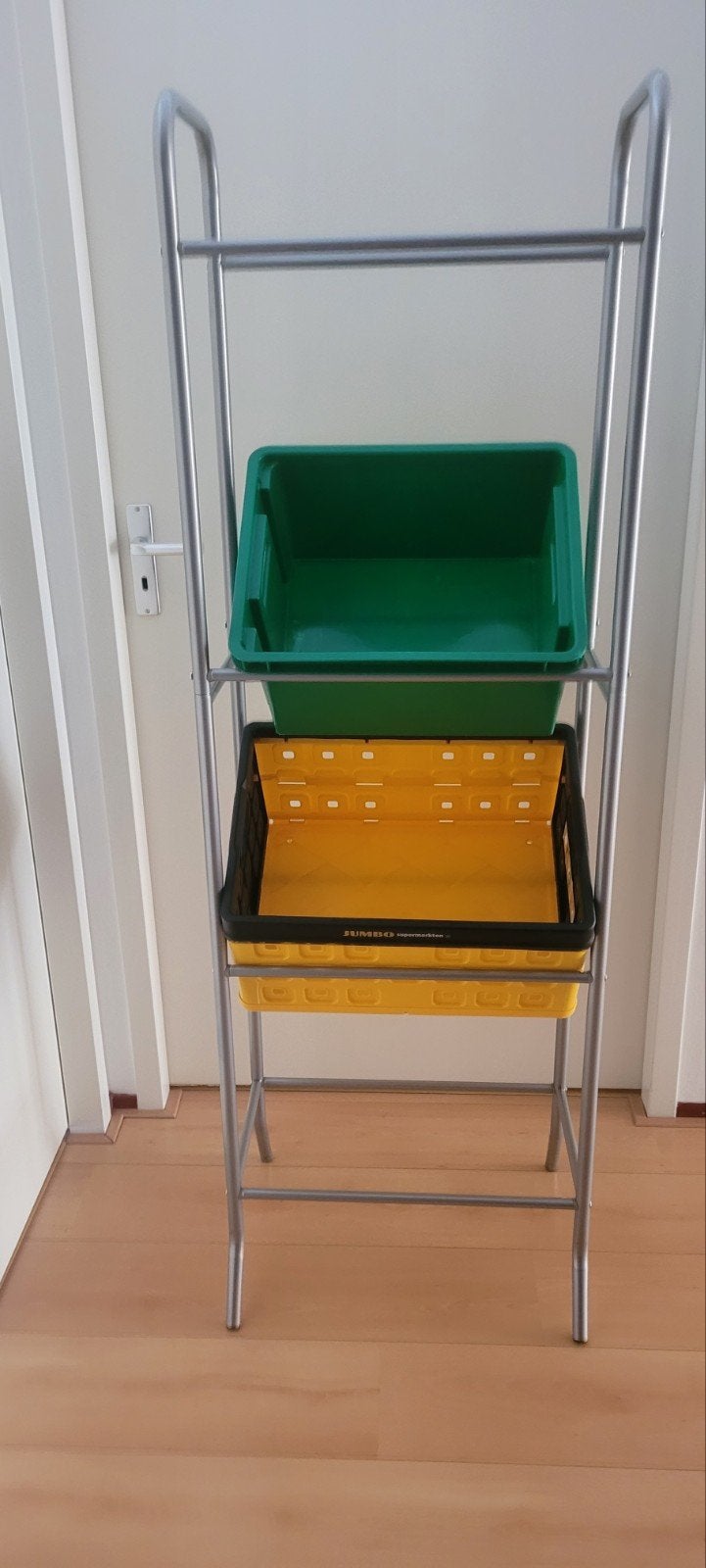 Krattenrek voor 4 kratten - Ideaal voor bijkeuken, Ophalen, Nieuw
