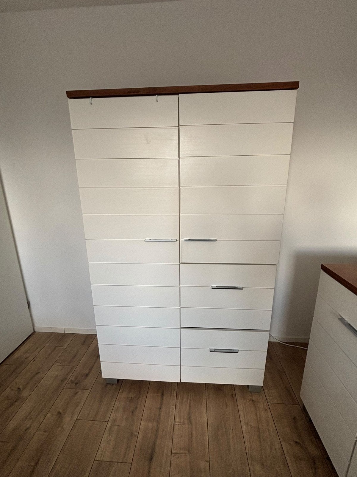 Dressoir/Commode en Kledingkast - Wit