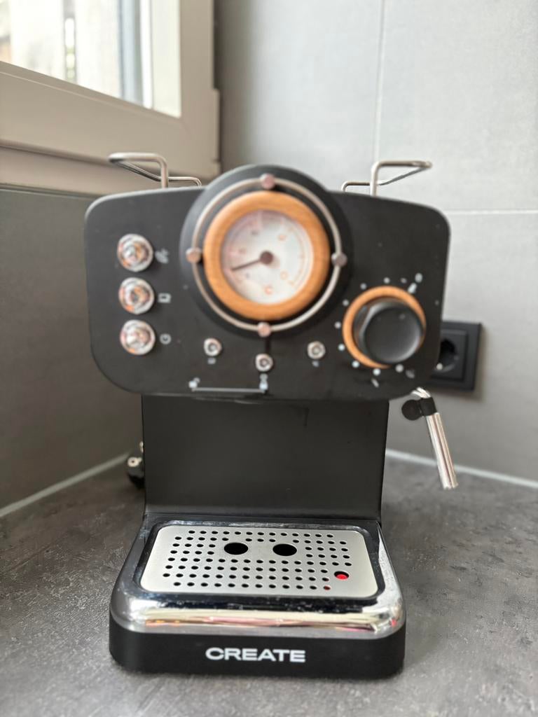 THERA RETRO espresso-koffiezetapparaat, Witgoed en Apparatuur, Koffiezetapparaten, Ophalen, Gebruikt, Koffiemachine, Gemalen koffie