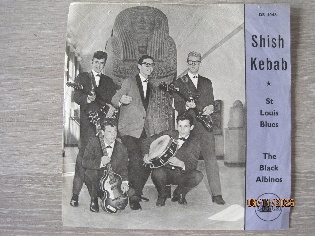 The Black Albinos   -   Shish Kebab, Gebruikt, Fotohoes, 7 inch, Single