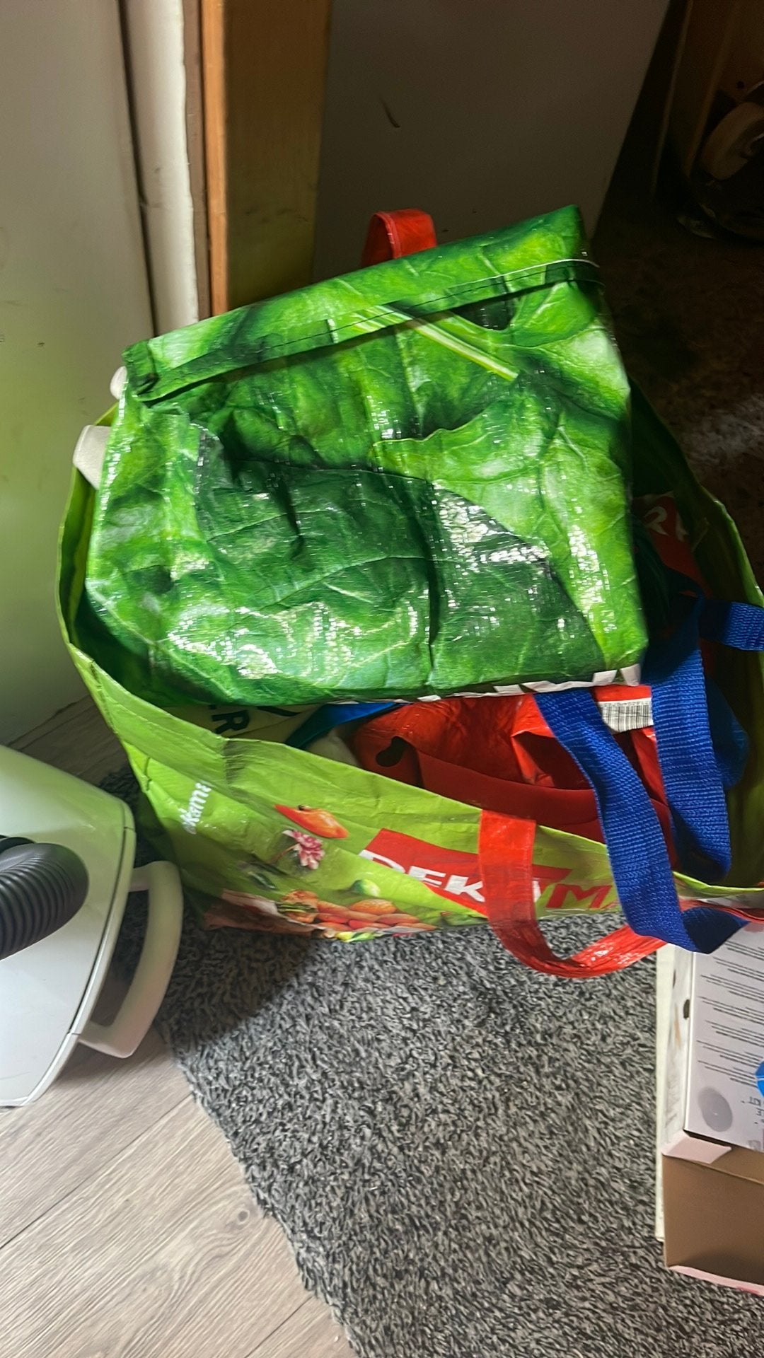 Big shopper vol boodschappen tassen, Ophalen, Zo goed als nieuw