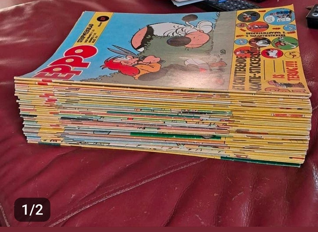 Jaargangen Eppo 1980 t/m 1984 compleet, Diverse auteurs (o.a. Goscinny, Uderzo, Hermann, Greg), Ophalen of Verzenden, Zo goed als nieuw
