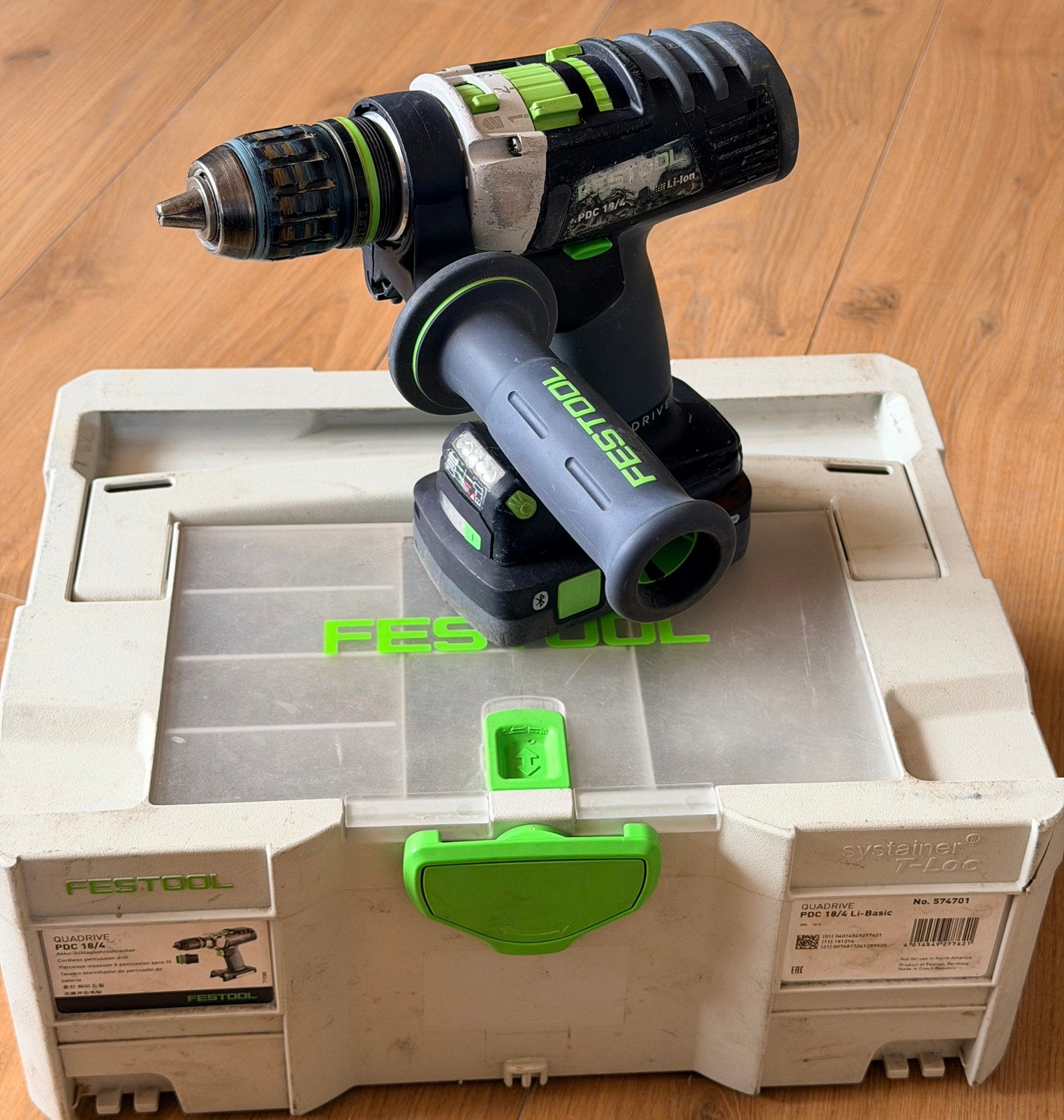 Festool PDC 18/4 Li-Ion Accuboormachine, Doe-het-zelf en Verbouw, Gebruikt, Ophalen of Verzenden, Boor- en Schroefmachine, Minder dan 400 watt
