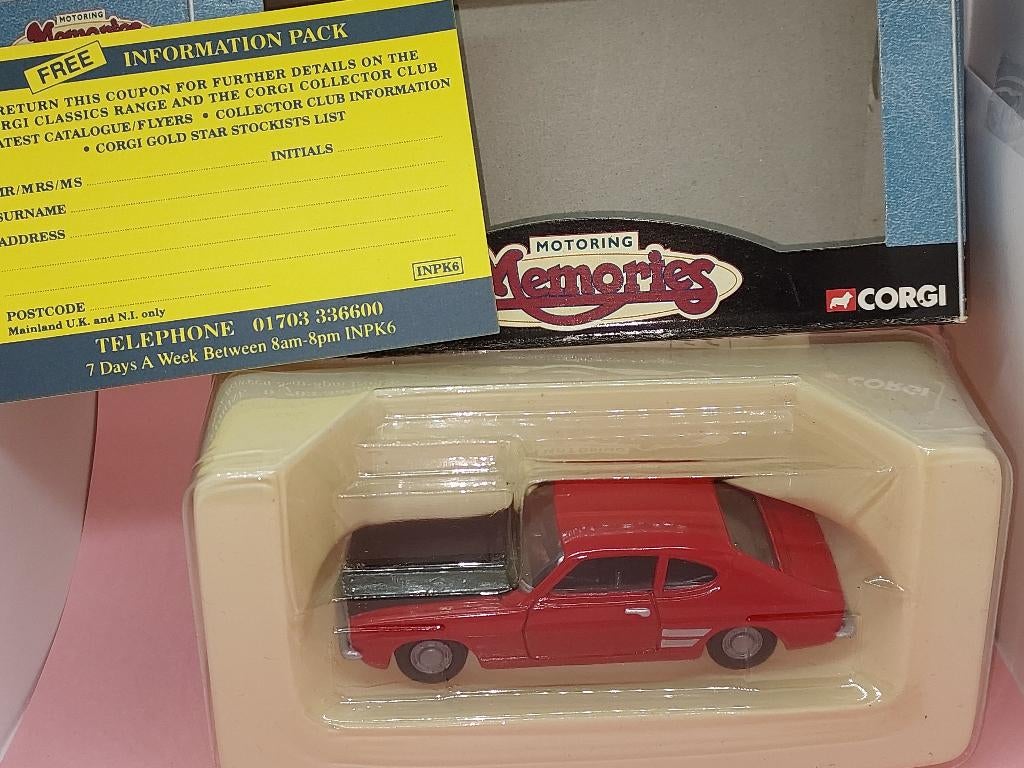 FORD CAPRI I CORGI JAREN 90 ONBESPEELD IN DOOS, Verzenden, Nieuw, Auto, Corgi