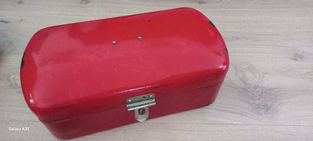 broodtrommel emaille vintage, Ophalen
