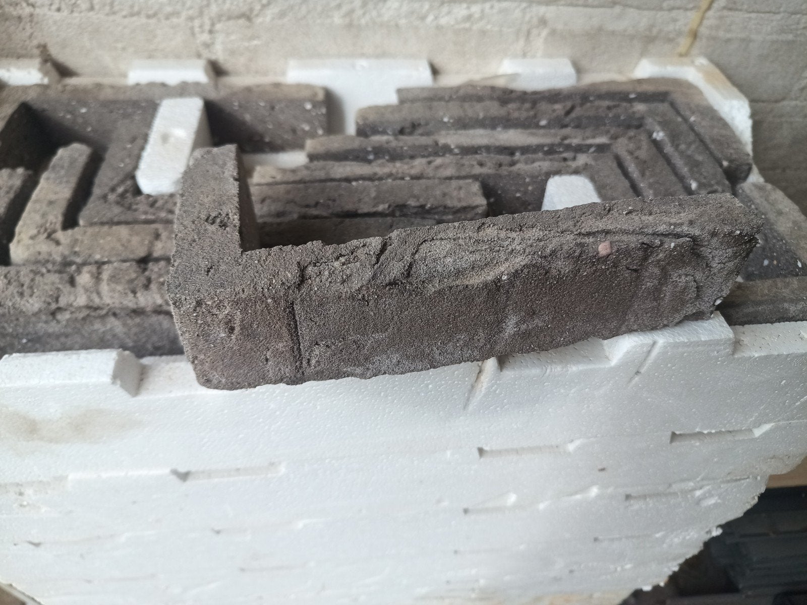 Hoek steenstrips 110 stuks, Doe-het-zelf en Verbouw, Metselstenen, Ophalen, Bakstenen
