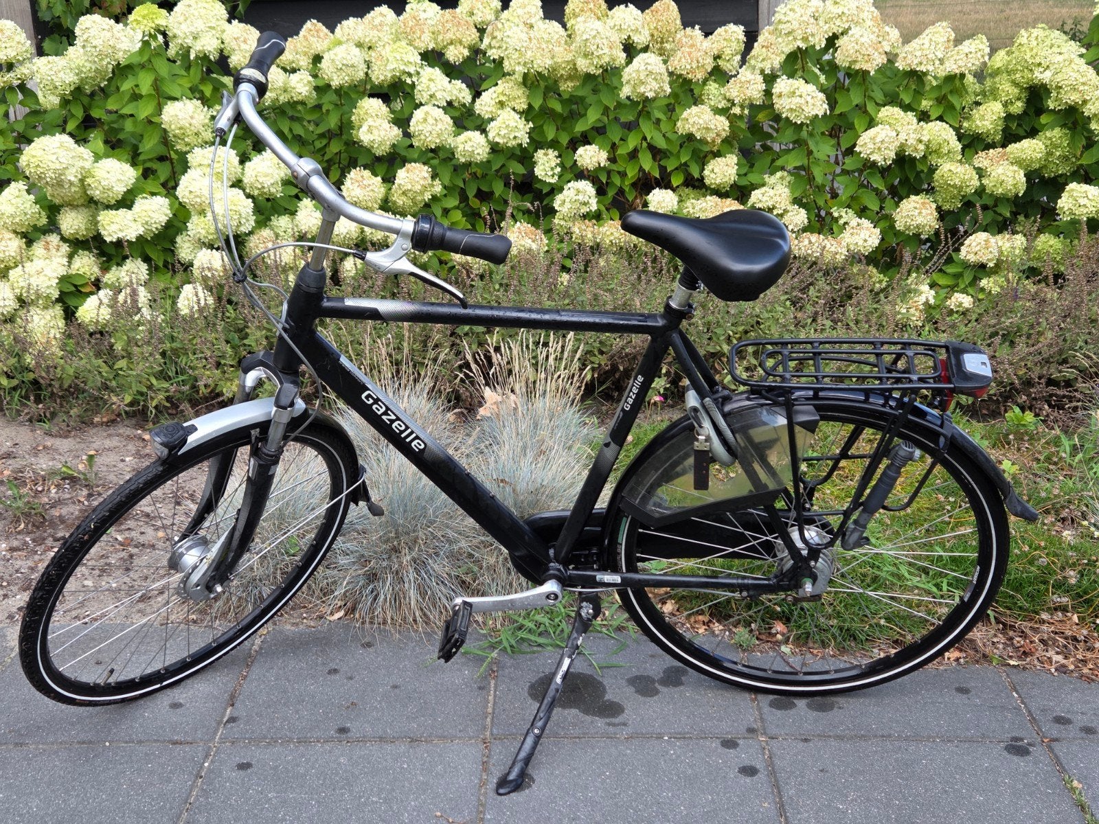 Gazelle herenfiets met 7 versnellingen en vering, Ophalen, Gebruikt, Velgrem, Versnellingen
