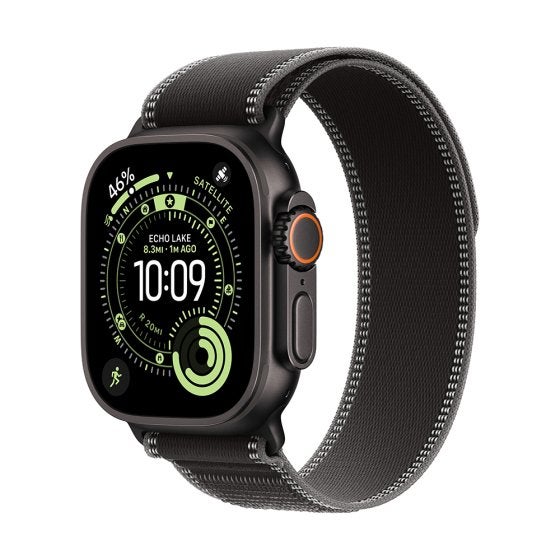 NIEUWE Apple Watch Ultra 3 GPS Cellular 49mm trail polsband, Sieraden, Tassen en Uiterlijk, Smartwatches, Apple Watch ⌚️, Zwart