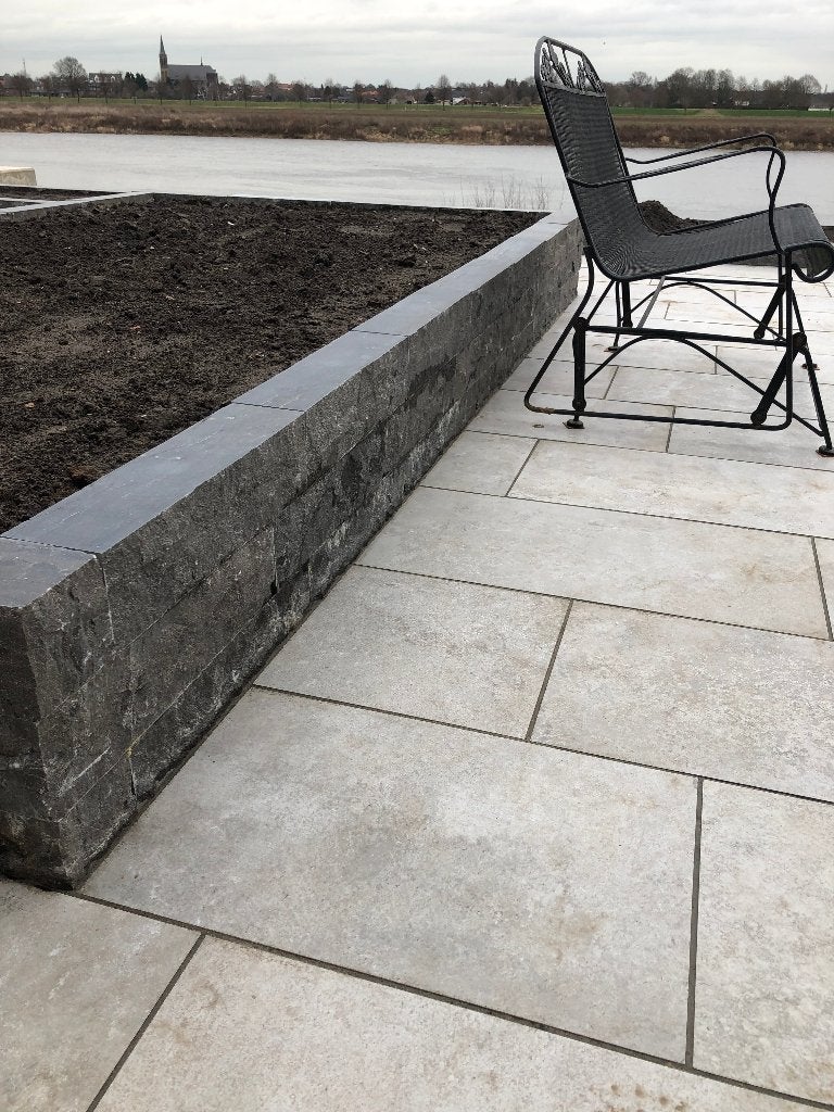hardsteen stapelblokken 12x12x50 bovenzijde afgewerkt, Biels, Nieuw, Ophalen of Verzenden, Natuursteen