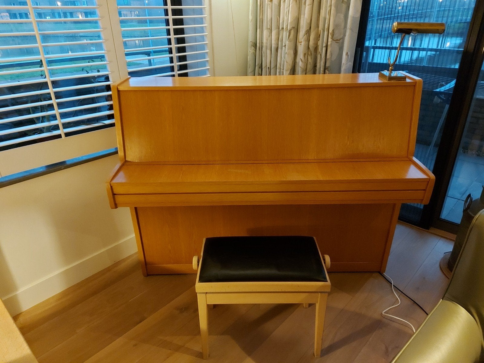 Grotrian-Steinweg Piano - Made in Braunschweig, Muziek en Instrumenten, Piano's, Ophalen, Gebruikt, Bruin, Piano