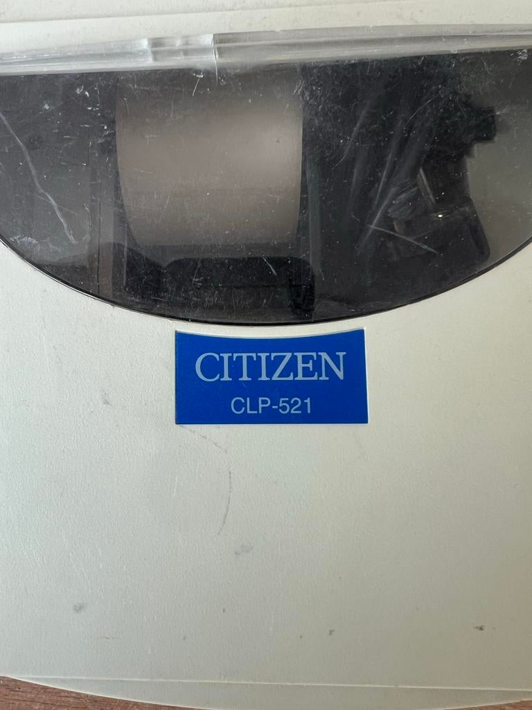 Citizen CLP-521 Etikettenprinter voor barcodes, Ophalen of Verzenden, Gebruikt, Etiket