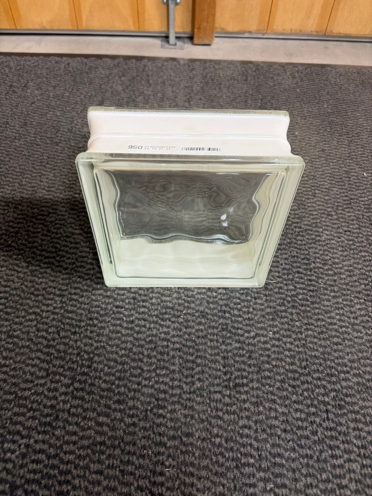 3 Glazen bouwblok 19x19x8 cm - Decoratief en functioneel, Ophalen, Gebruikt, Overige typen, Minder dan 80 cm