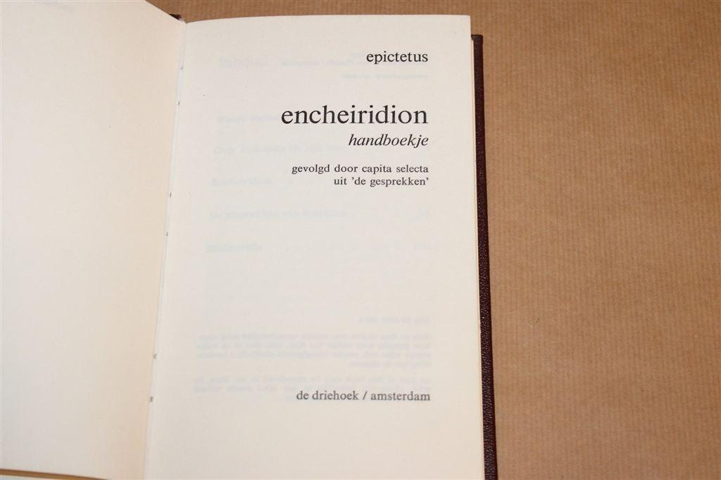 Encheiridion — Epictetus, Handboekje & Gesprekken 1975, Ophalen of Verzenden, Gelezen