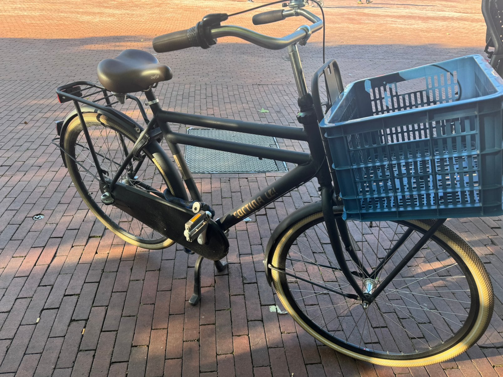 CORTINA U4 Herenfiets 56cm RN3 REMNAAF - Mat Zwart als NIEUW, Ophalen, Zo goed als nieuw, 26 inch of meer, Versnellingen