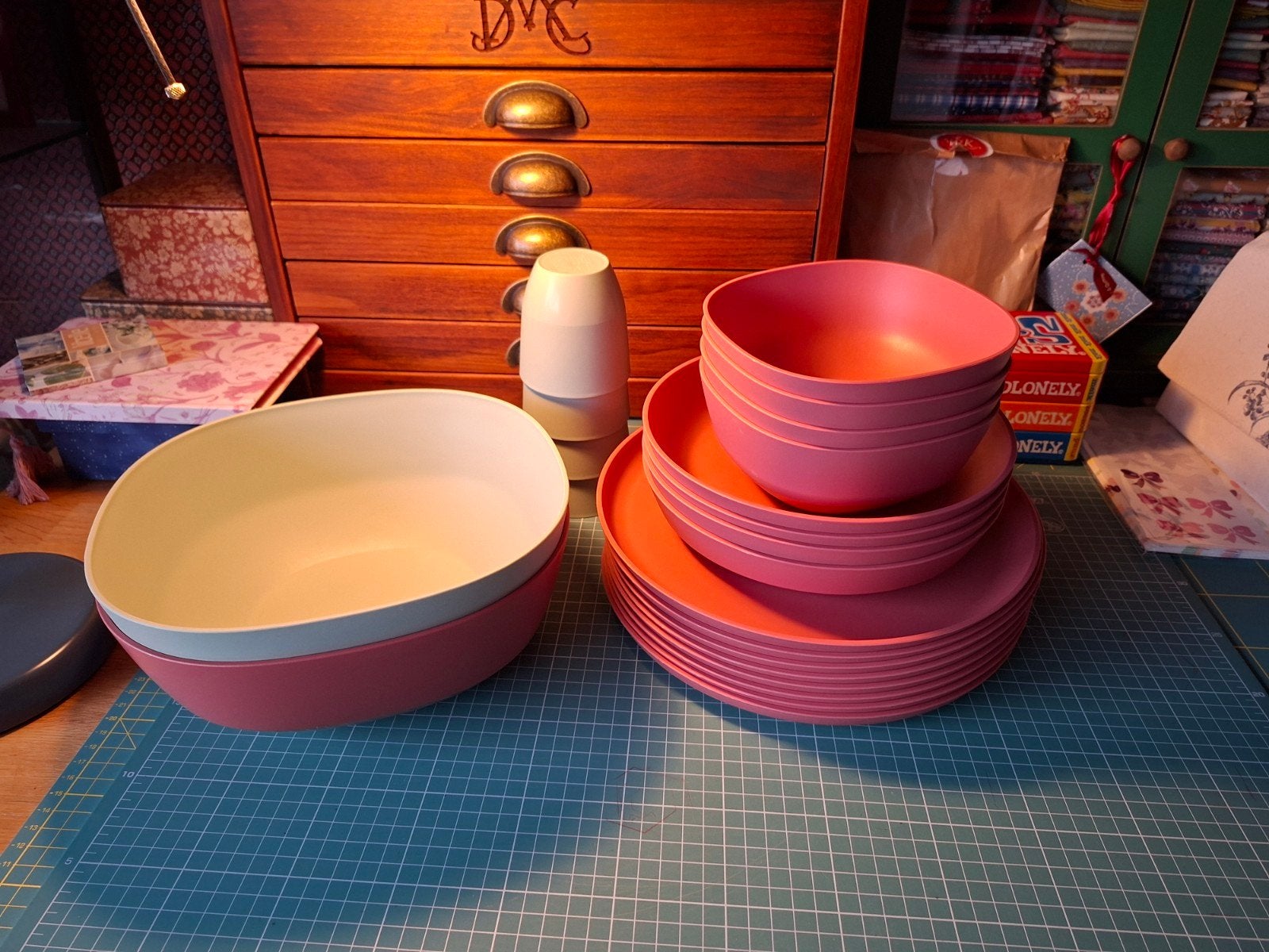 Mepal Camping  Servies Silueta- Zo goed als nieuw, Caravans en Kamperen, Ophalen of Verzenden, Zo goed als nieuw
