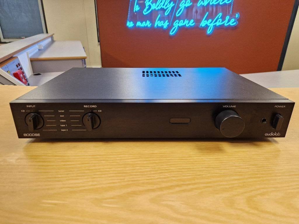 Audiolab 8000SE geïntegreerde versterker zwart, Overige merken, Gebruikt, Ophalen of Verzenden, 60 tot 120 watt