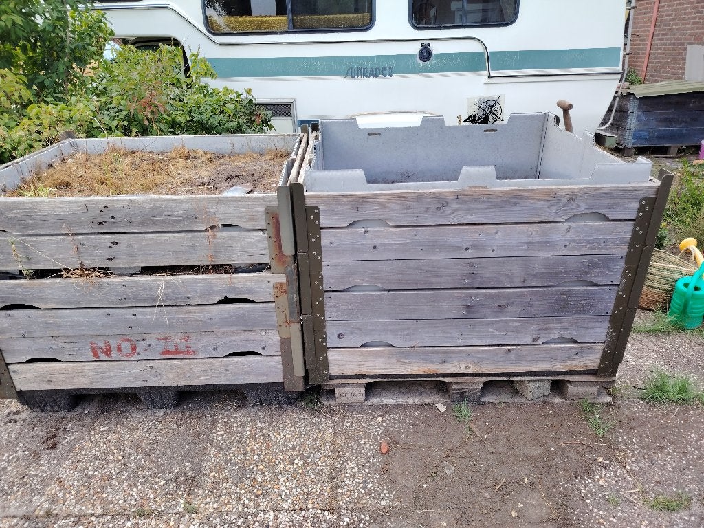 pallet bakken planten bakken, Tuin en Terras, Ophalen, Gebruikt, Minder dan 30 cm, 100 cm of meer
