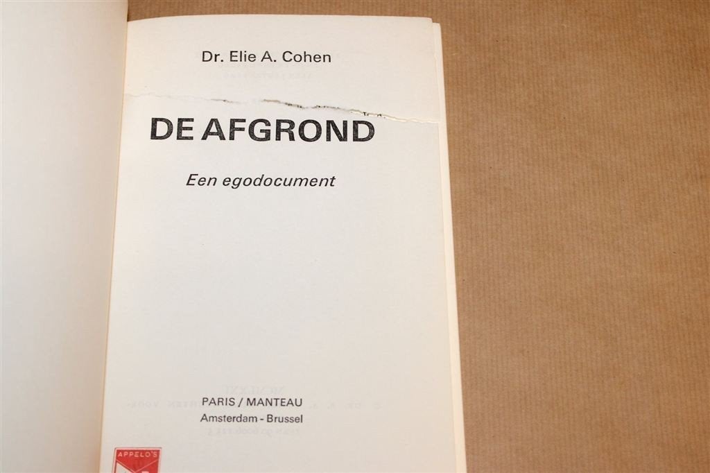 De Afgrond — Amersfoort, Westerbork, Auschwitz 1971, Boeken, Ophalen of Verzenden, Tweede Wereldoorlog, Gelezen, Overige onderwerpen