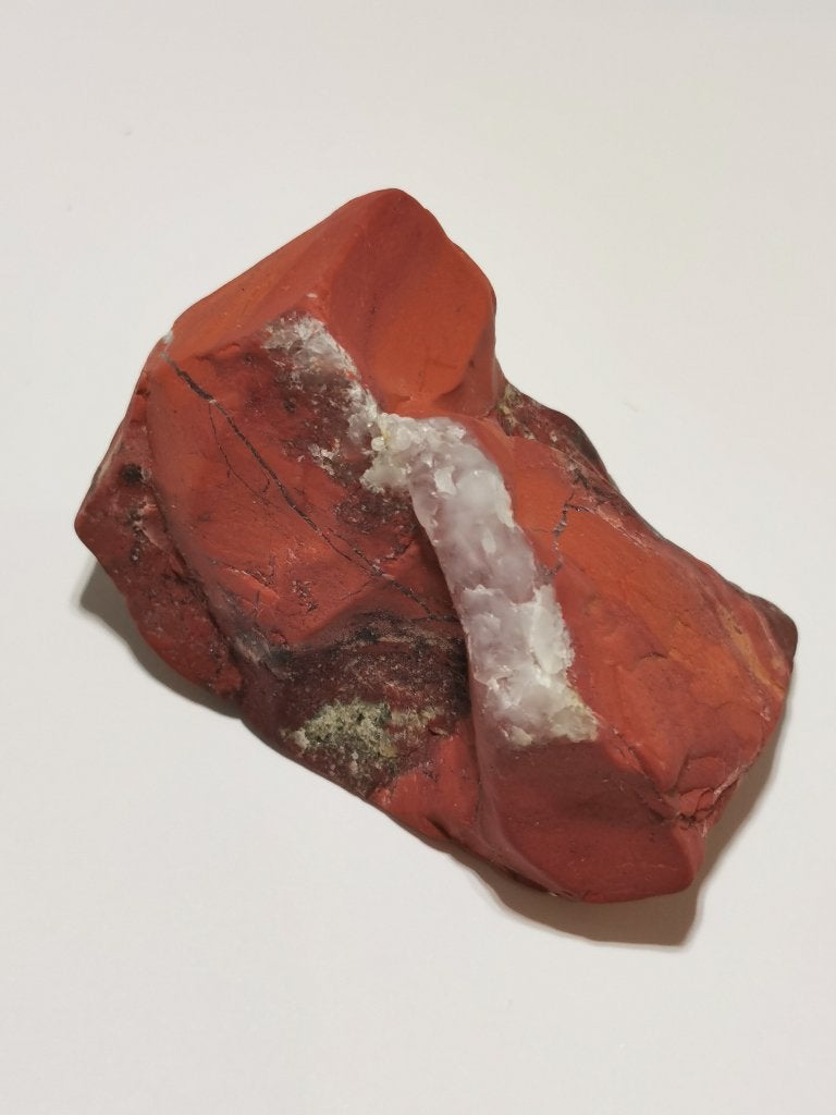 Fraai stukje ruwe rode Jaspis, Ophalen of Verzenden, Mineraal