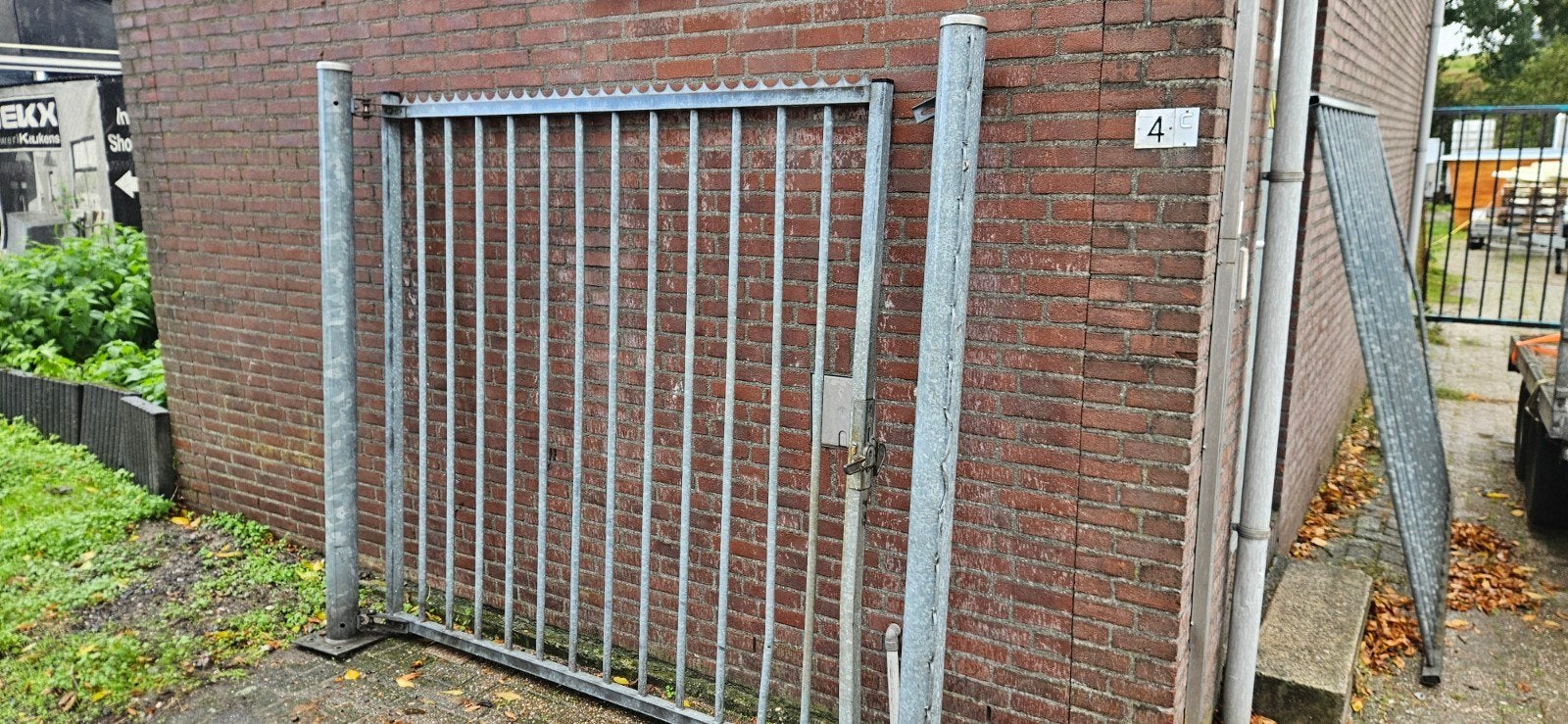 Poort 2x2 meter - Afhalen in Veghel, Ophalen, Met poort, Gebruikt, Overige typen