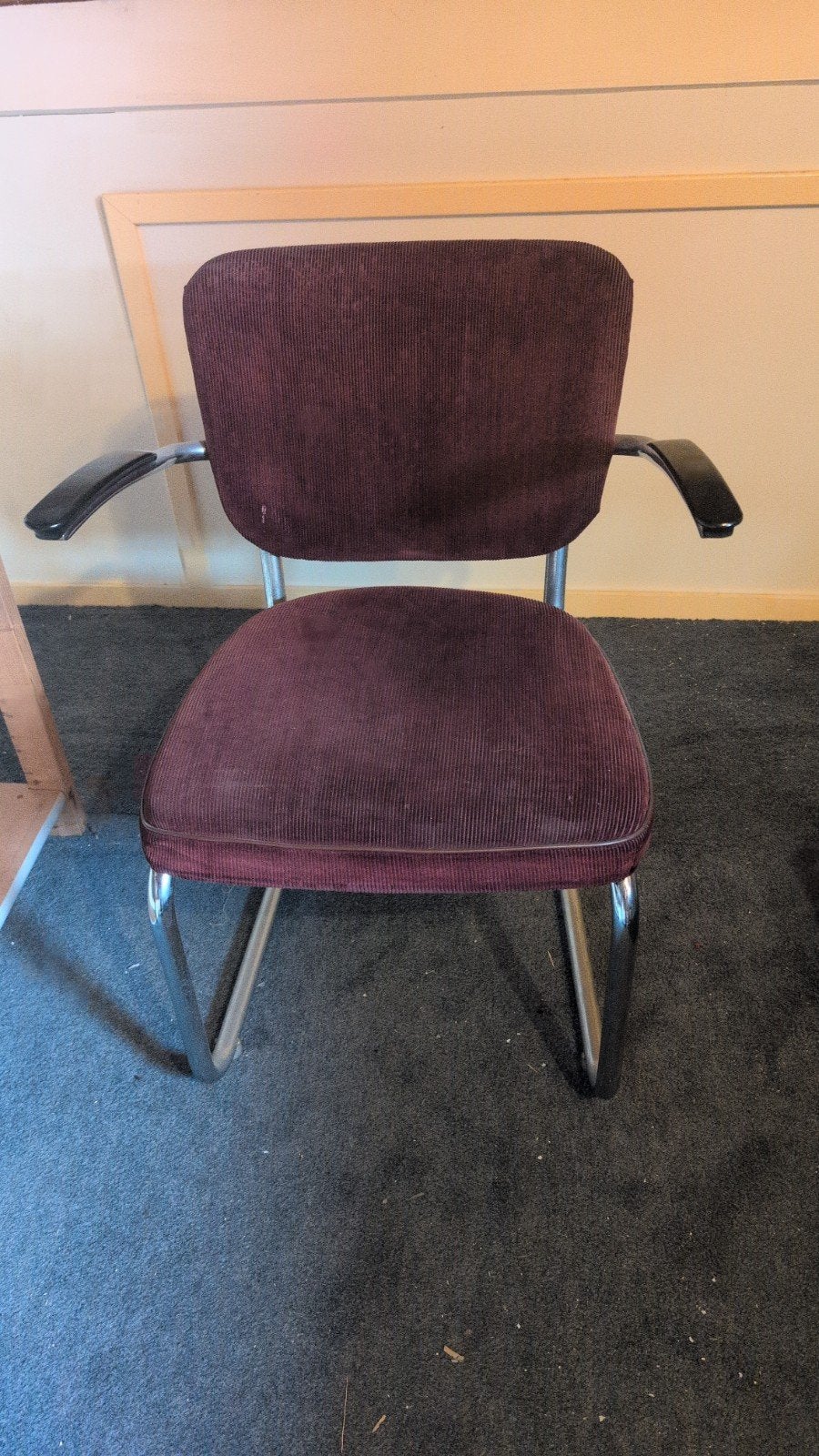 Ahrend Vintage stoel met armleuningen - Bureaustoel, Huis en Inrichting, Ophalen, Gebruikt, Overige kleuren, Vintage, Retro