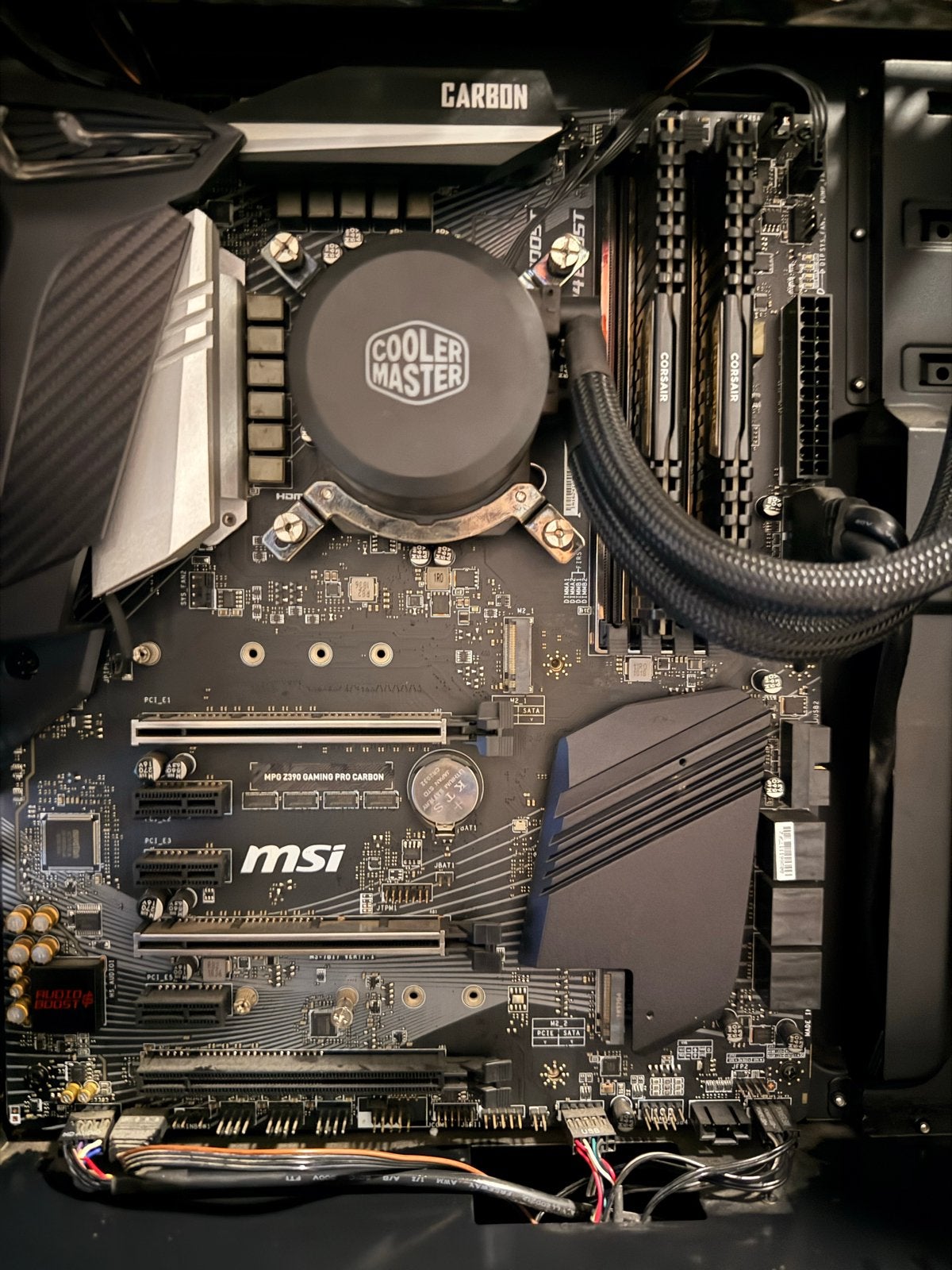 PC set i7-9700K + Corsair 32GB RAM + MSI Z390 + waterkoeling, Gebruikt, HDD, 32 GB, Ophalen of Verzenden