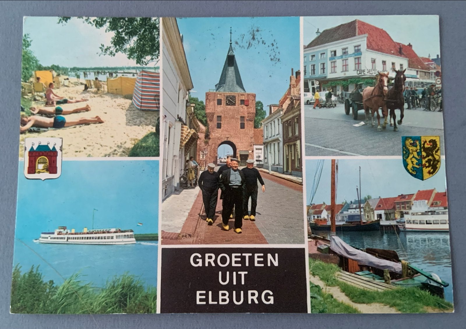 Groeten uit Elburg, Verzenden, 1960 tot 1980, Gelopen, Gelderland