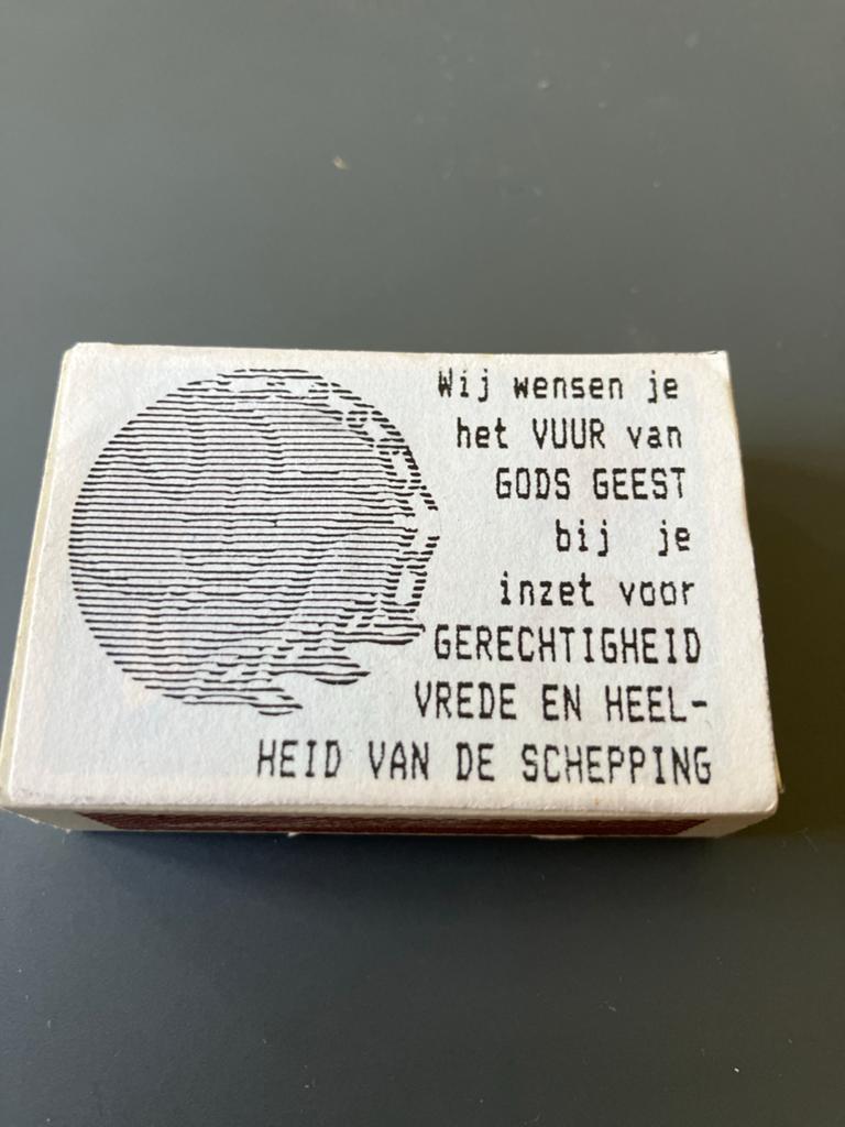 Vintage luciferdoosje met inspirerende tekst, Ophalen of Verzenden, Nieuw