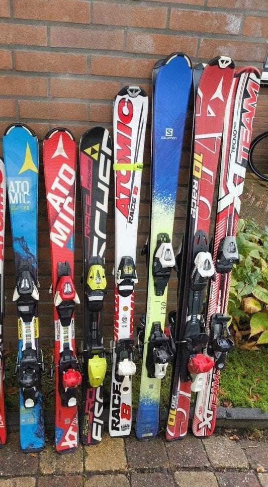 kinderski  110, 120, 130cm, Sport en Fitness, Skiën en Langlaufen, Gebruikt, Verzenden, 100 tot 140 cm, Atomic