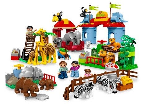 Duplo 5635 Stadsdierentuin, Kinderen en Baby's, Speelgoed | Duplo en Lego, Gebruikt, Overige thema's, Ophalen of Verzenden, Compleet