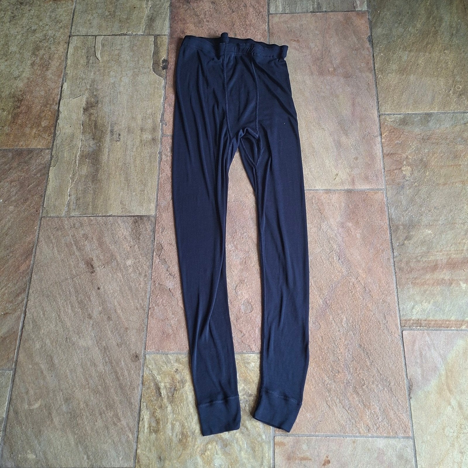 Blauwe thermobroek 100% polyester – maat M, Kleding | Dames, Legging, Blauw, Maat 40/42 (M), Ophalen of Verzenden